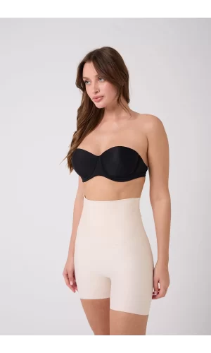 Freshness 1007 Lazer Kesim Silikonlu Yüksek Bel Şort Korse