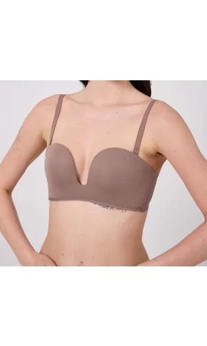 Freshness MSF05 Destekli V Dekolte Lazer Kesim Sütyen