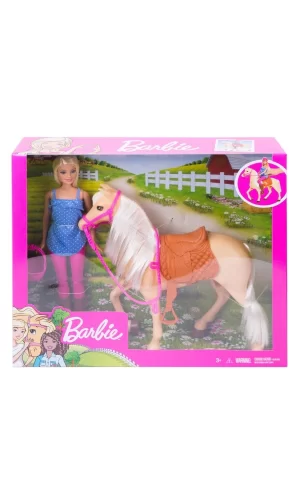 Fxh13 Barbie Ve Güzel Atı Oyun Seti