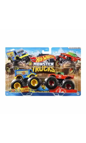 Fyj64 Hot Wheels Monster Trucks Güçlü İkili 1:64 Arabalar