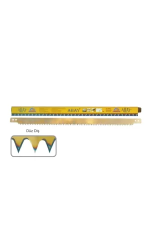 Geniş Kolastar Testere Ağzı - Düz Diş 60 Cm