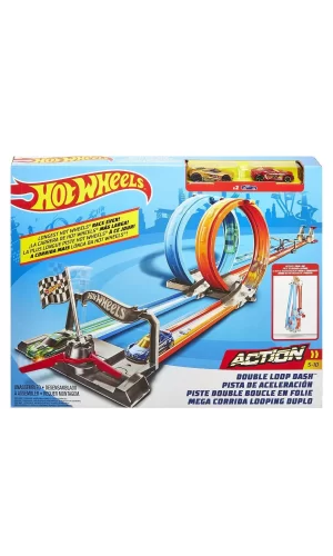 Gfh85 Hot Wheels Çift Çemberde Depar Pist Seti