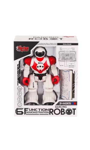 Gge-606-29 Kumandalı Işıklı Dansçı İnteraktif Robot -vardem Oyuncak
