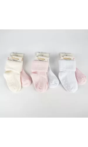 Luz&Pos Ginny 2li Absli Kız Bebek Soket Çorap  Asorti