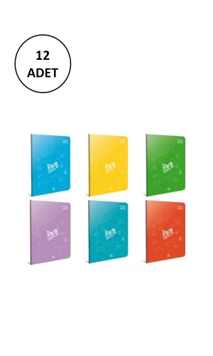 Gıpta Back A4 80 Yaprak Çizgisiz Tel Dikişli Plastik Kapak Defter