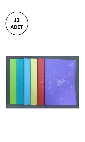 Gıpta Defter Eco Back A5 80 Yaprak PP Kapak 12 Adet