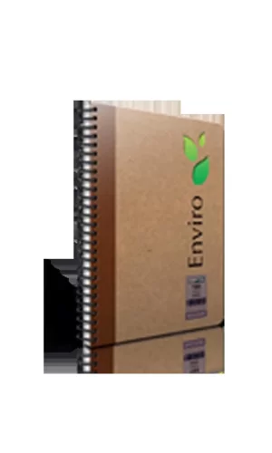 Gıpta Enviro Kraft A-4 Spiralli Sert Kapak Defter 100 Yaprak Çizgili