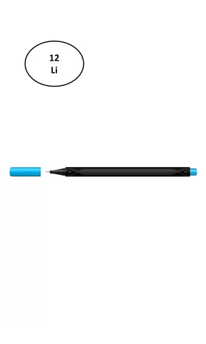Gıpta Fineliner Kalem 0,4 Mm Karton Kutu Üçgen Açık Mavi 12li