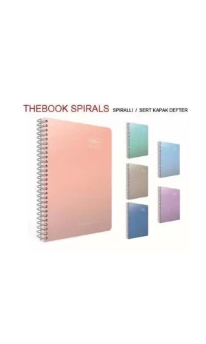 Gıpta Thebook Spırals Sp.sert Kapak Defter A4 100 Yaprak Çizgili 1 Adet