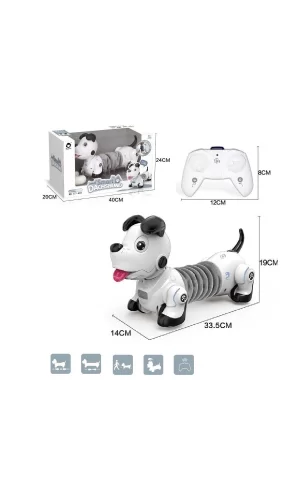 Gl-777-603 Uzaktan Kumandalı Işıklı Ve Sesli Sevimli Akıllı Köpek -vardem Oyuncak