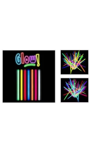 Glow Stick 20cm Fosforlu Kırılan Çubuk (10 Adet)
