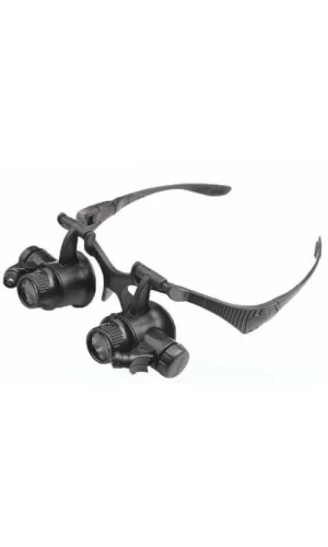 Gözlük Modeli 10x 15x 20x 25x Lens,2led Işıklı,büyüteç