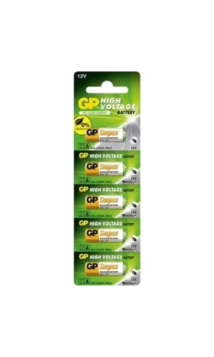 Gp 23a V23ga Mn21 12v Alkalin Pil Kepenk Anahtar Pili Beşli Paket