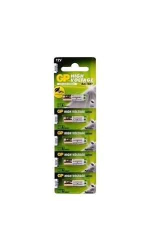 Gp 27a Mn27 12v Alkalin Pil Kepenk Anahtar Pili Beşli Paket