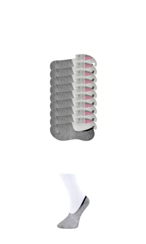 Gri Kadın Babet Çorap 9 çift