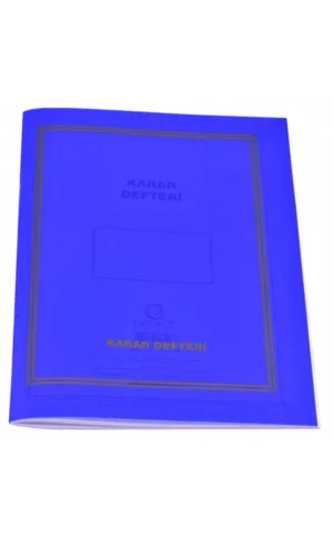 Gülpaş Karar Defteri Plastik Kapak 21x30 cm 40 Yaprak