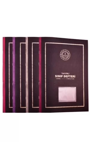 Gülpaş Takvimli Sınıf Defteri 1 2 3 4 Sınıf İçin Pp. Kapak 25X35
