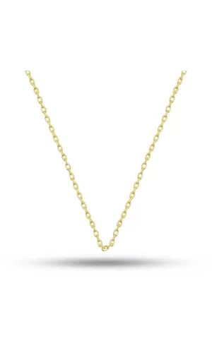 Luz&Pos Gümüş Gold 0.30 Mikron 45 Cm Forse Kadın Zincir