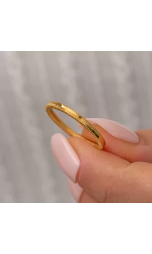 Luz&Pos Gümüş Gold Ajda Kadın Yüzük