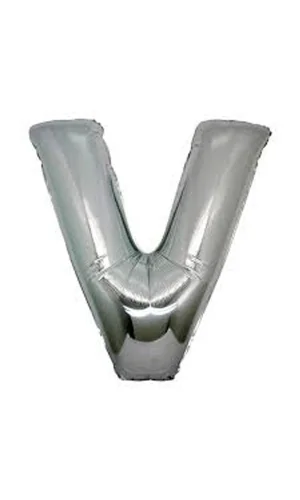 Gümüş Rengi Folyo Balon 1 Metre