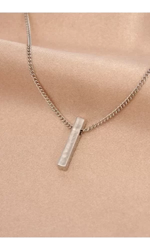 Gümüş Renk Metal Kolye