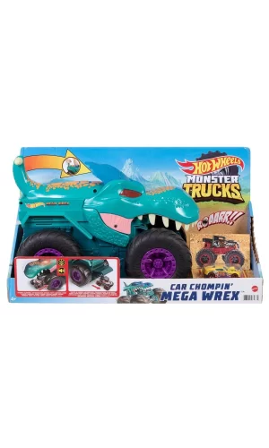 Gyl13 Monster Trucks Araba Yiyen Mega Wrex, Hot Wheels Monster Trucks