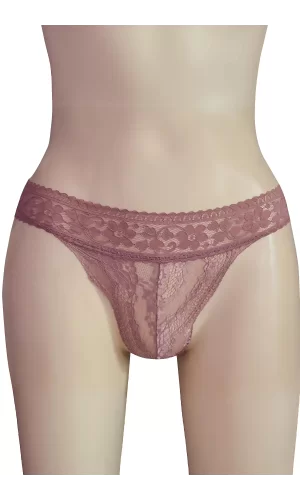 H2731 Bikini Bel Şerit Bant Ön Dantel Arka Tül