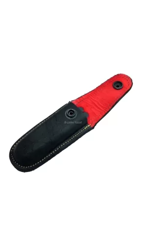 Hakiki Deri Çakı Kılıfı No:2 - 12 Cm, Kemerlikli