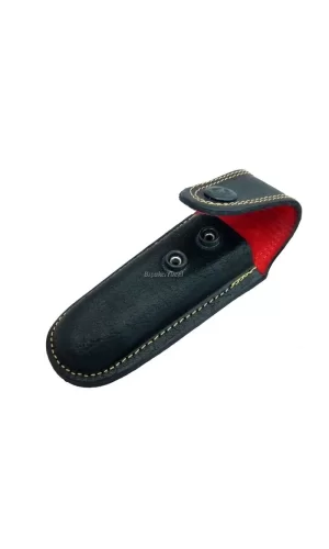 Hakiki Deri Çakı Kılıfı No:3 - 13 Cm, Kemerlikli