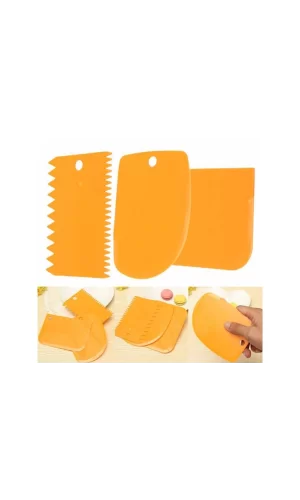 Hamur Şekillendirici Kesici Kazıyıcı Pasta Kek Dekorasyon Seti