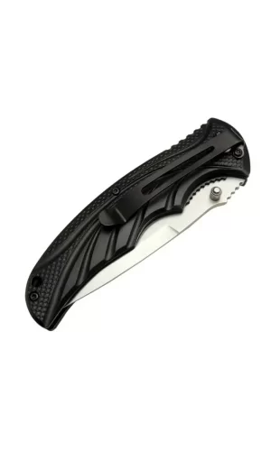 Handsome 451 Gri Kamp Çakı 21cm - Yarı Otomatik, Kemerlikli