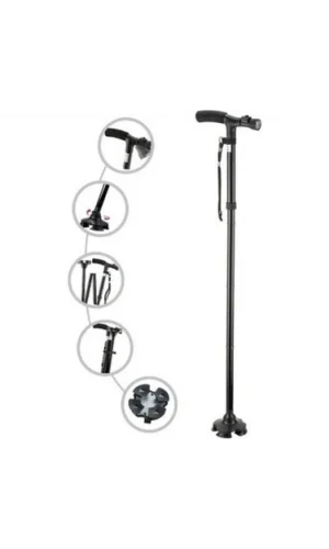 Hareketli Led Işıklı Katlanır Baston