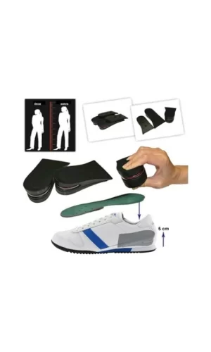 Hava Yastıklı Boy Uzatıcı Tabanlık (7 Cm Daha Fazla Boy Uzunluğu) - 40 Numara
