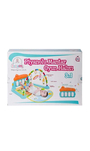 He0639 Babycim Mantar Piyaonolu Halı