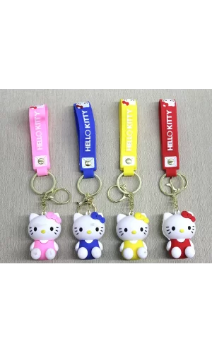 Hello Kitty Silikon Anahtarlık