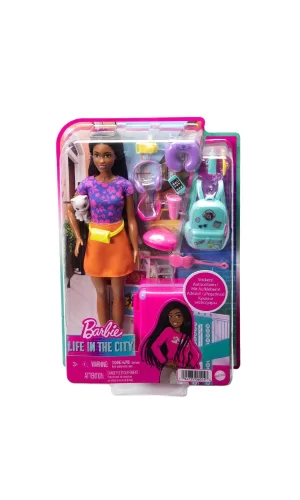 Hgx55 Barbie Brooklyn Seyahatte Bebeği Ve Aksesuarları