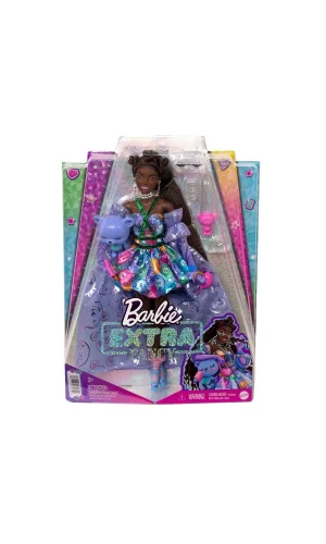 Hhn13 Barbie Extra Fancy - Mor Kostümlü Bebek