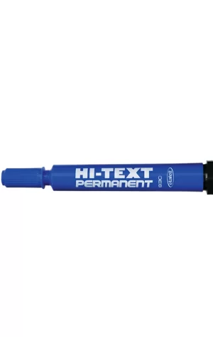 Hi-Text 830PBM Permanent Marker Yuvarlak Uç Mavi 12 Li Kutu