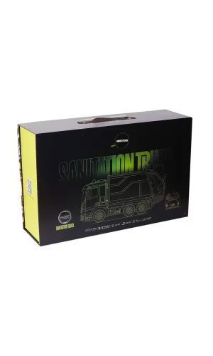 Hj8003-1  Metal Kumandalı Çöp Arabası -gepettoys