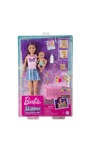 Hjy33 Mavi Saçlı Skipper Bebek Bakıcısı  Ve Oyun Seti