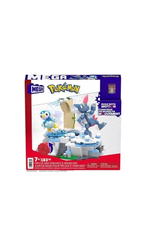 Hkt20 Mega™ Pokémon™ Piplup Ve Sneasel Kış Macerası Seti 183 Parça + 7 Yaş