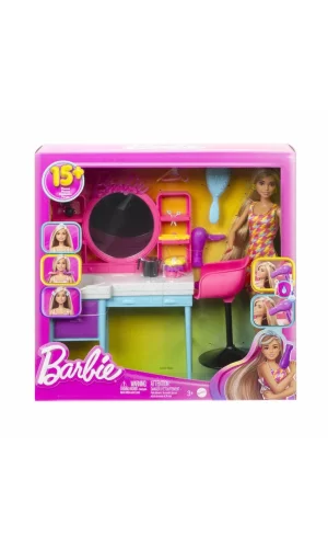 Hkv00 Barbie Muhteşem Kuaför Oyun Seti