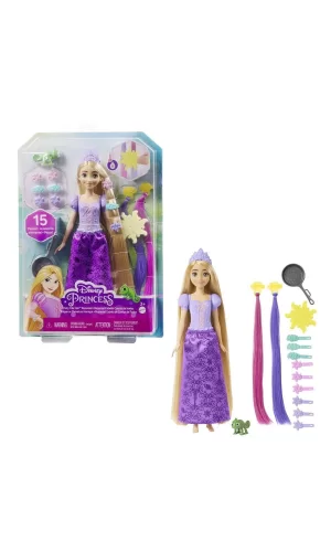 Hlw18 Disney Prenses Renk Değiştiren Sihirli Saçlı Rapunzel