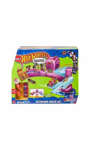 Hmk01 Hot Wheels Skate Ahtapot Kaykay Parkı Oyun Seti