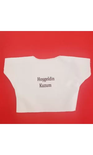 Hoşgeldin Kuzum Yazılı Oyuncak Tişörtü
