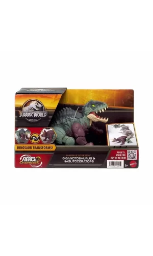 Hpd33 Jurassic World Değişim Serisi - Çifte Tehlike Büyük Dinozor Figürleri