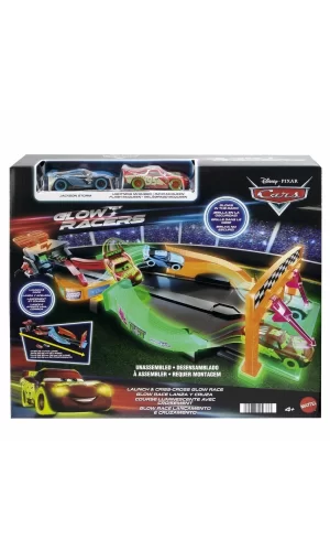 Hpd80 Cars Karanlıkta Parlayan Yarışçılar Pist Seti