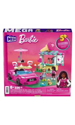 Hpn78 Mega Barbie® Dondurma Standı 226 Parça +6 Yaş