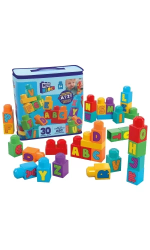 Hrr60 Mega Bloks Alfabeli Blok Çantası 30 Parça +1 Yaş