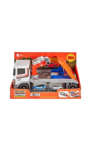 Hry43 Matchbox Aksiyon Sürücüleri - Çekici Ve Tamir Kamyonu